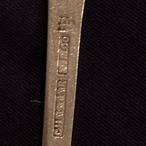Demitasse silver spoon